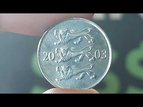 Estonia 2003 20 SENTI Coin VALUE + REVIEW EESTI VABARIIK 20 SENTI