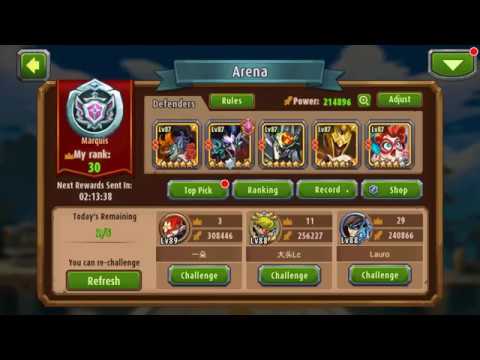 Magic Rush - Arena best team 2017 more replays