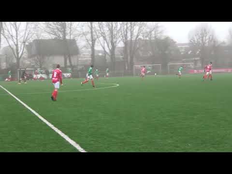 Eerste helft DOVO JO16-1 - DOVO JO15-1.