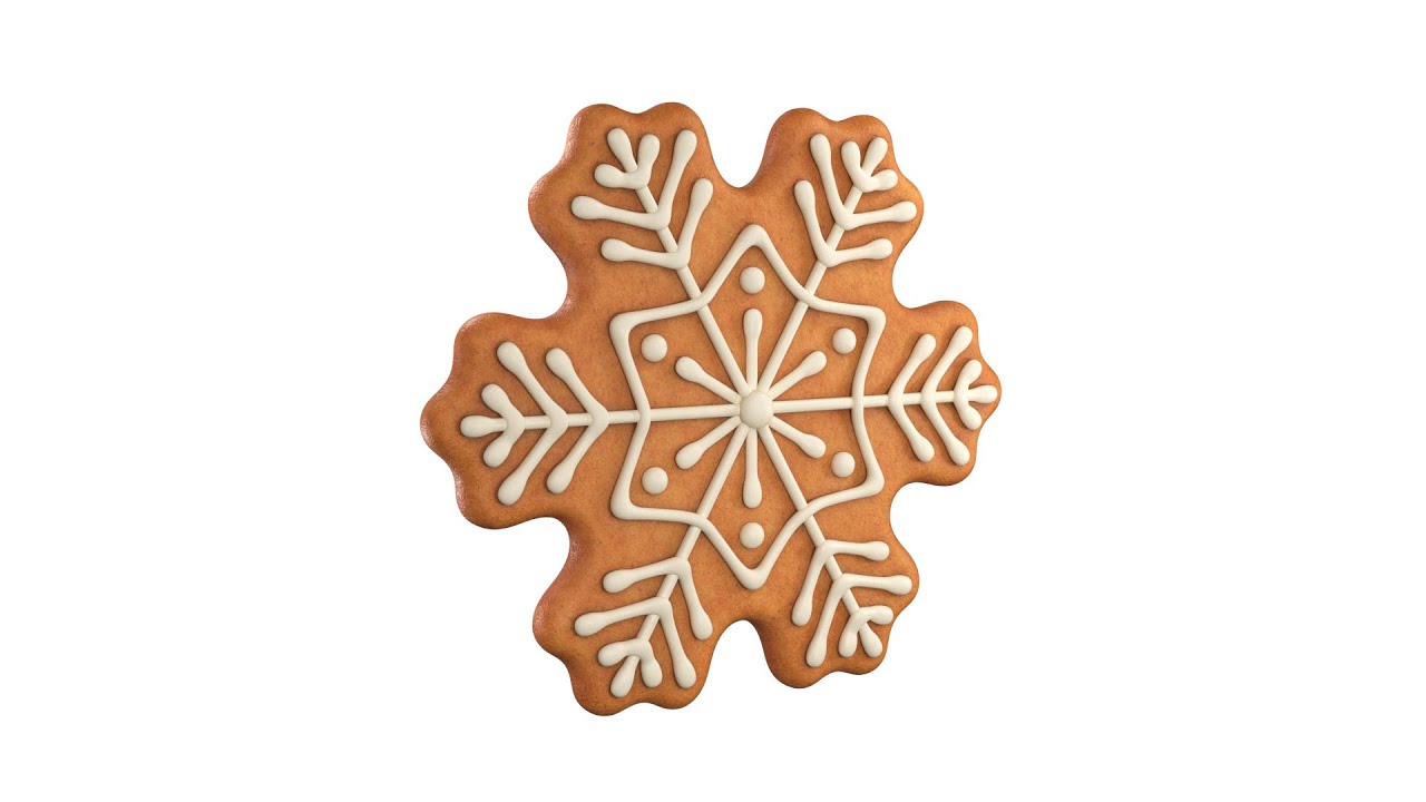 Juego de galletas de jengibre Modelo 3D