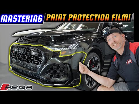 2025 Audi RSQ8 Front Bumper PPF Installation - CORE Paint Protection Film Kit Training