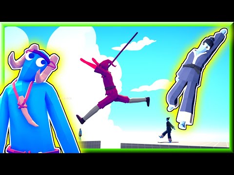 Spear & Kick! Taekwondo and Spear Thrower vs Every Faction + Bonus -TABS MODS GAMEPLAY