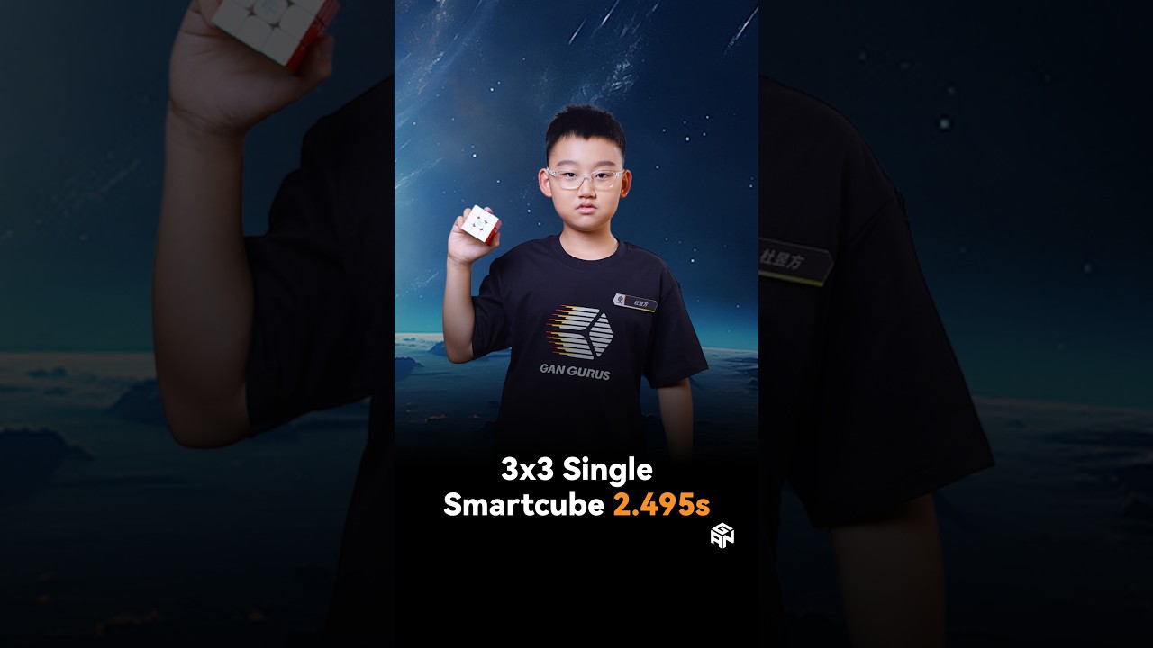 GANCUBE - 3x3 Smartcube Single 2.495s | Yufang Du
