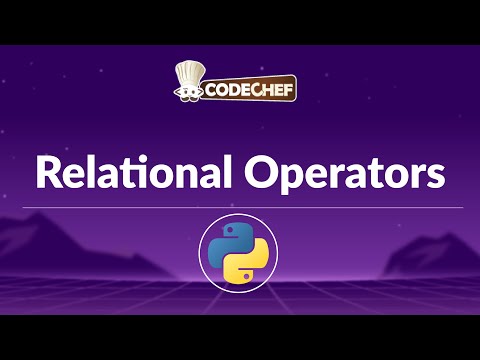 Learn Python Relational Operators