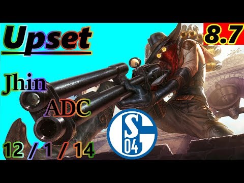Upset as Jhin ADC - RANK 1 EUW Challenger - S8 Patch 8.7 - Full Gameplay