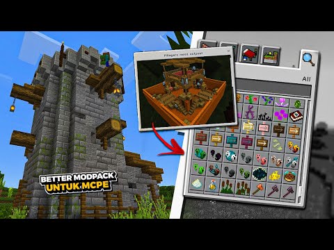 HYUNJI YT'S EPIC NEW MCPE MODPACK - PERFECT FOR SURVIVAL!