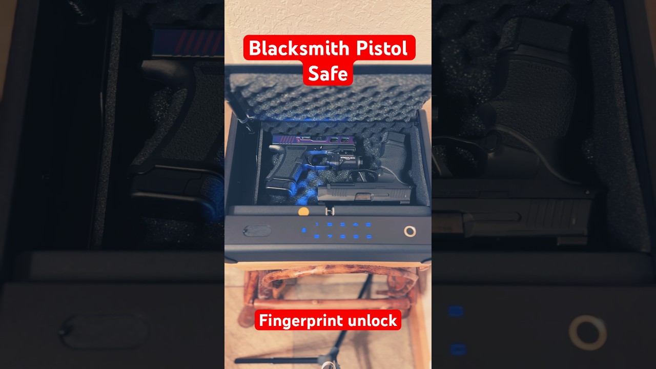 Blacksmith Pistol Safe! #edc #homedefense #safe
