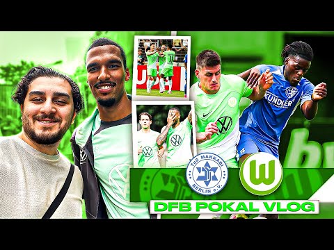 David gegen Goliath🤯TuS Makkabi Berlin - VfL Wolfsburg Highlights | 1. Runde DFB Pokal Stadionvlog