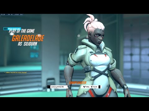 Gale Hitscan Main Sojourn Gameplay - POTG! [ Overwatch 2 Beta ]