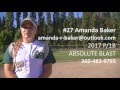 #27 Amanda Baker - 2017 P/1B ABSOLUTE BLAST