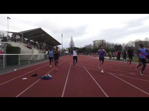 100m TCM - LA FINALE Meeting de l'ASA/ ATHLERUNNING 94 Maison-Alfort - 08 Avril 2018
