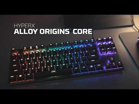 HyperX Alloy Origins Core Tenkeyless Mechaninė žaidimų klaviatūra, US išdėstymas, HyperX Blue Switch video