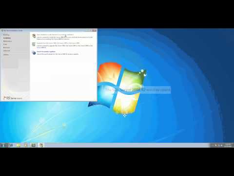 comment installer sql server 2008 sur windows 7