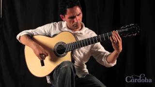 Video thumbnail for Cancion de Cuna (Berceuse) - Cordoba GK Pro Negra Demo by Tavi Jinariu by Cordoba Guitars