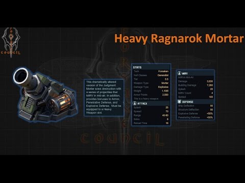 Ragnarok Heavy Mortar test on one Empyrean [May 2017]