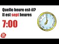 Saying Time in French #sayingtime #direlheure  Dire l'heure  #frenchlessons #frenchlessonvideos