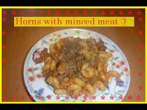 Horns with minced meat / Bon Appetit