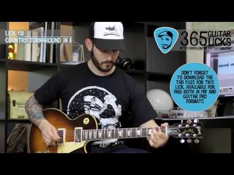 Lick 112/365 - Country Turnaround in E | 365 Guitar Licks Project