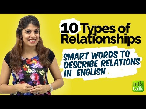 10 Types of Relationships - English Vocabulary Lesson to describe relationship | Learn Smart English