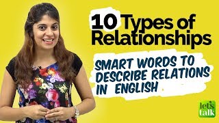 10 Types of Relationships - English Vocabulary Lesson to describe relationship | Learn Smart English
