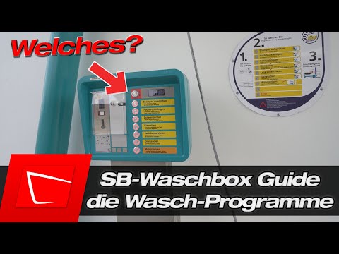 SB-Waschprogramme - Welche Reihenfolge und welches Programm ist empfehlenswert? Tipps für Einsteiger