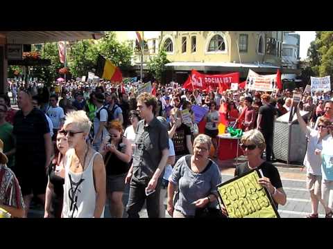 CityOfSydney.Tv Equal Marriage Rights Protest March 27112010 Arriving Taylor Square
