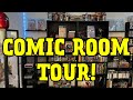 NEW Comic Book Retro Gaming Room Tour Spider Man Marvel DC Collectibles