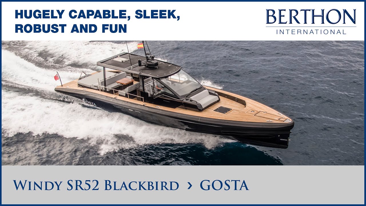 Windy SR52 Blackbird - Yacht tour