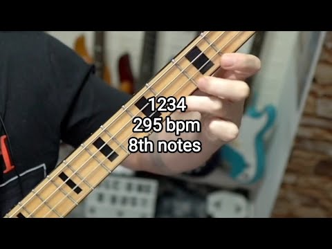 1234 295 bpm 8th notes
