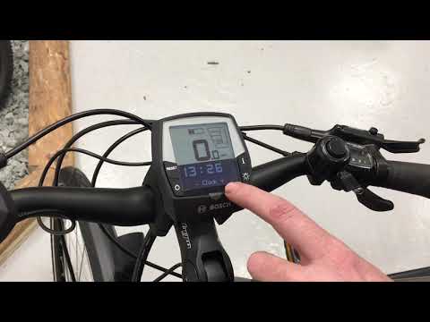 How To Change The Time On Bosch Intuvia Display