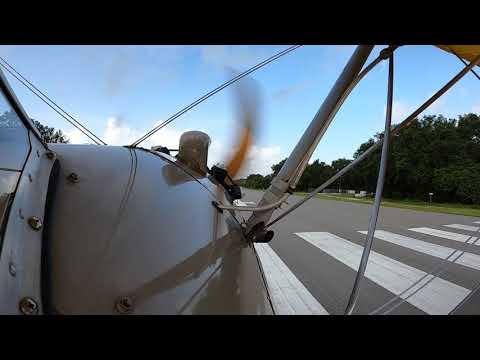 1942 Boeing Stearman PT-17 Take off at Spruce Creek