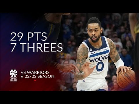 DAngelo Russell 29 pts 7 threes vs Warriors 22/23 season