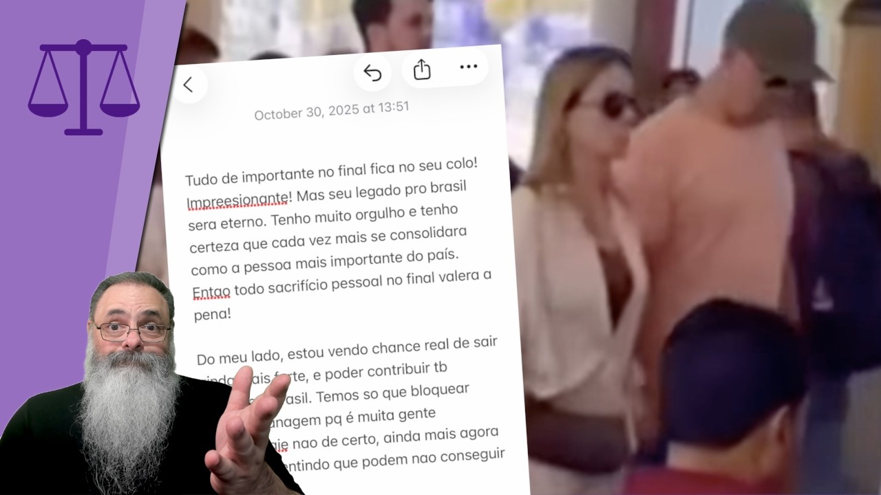 MAIS INFORMAÇÕES ligam MENSAGEM MISTERIOSA a MORAES: DUBAI e RIO