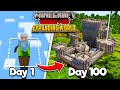 I Survived 100 Days in an EXPANDING WORLD in Minecraft