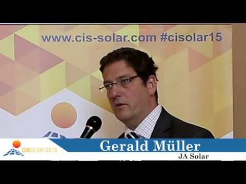 Gerald Müller about CISOLAR-2015 Baku