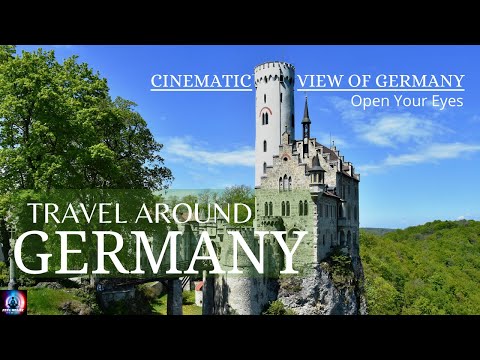 Germany - Bird's Eye View of Germany, Europe - Relaxation Film with Calming Music - Drone Footage