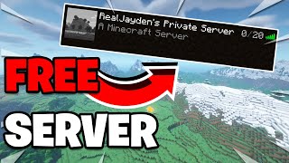How to Make a Free Minecraft Server in 2024! | 1.20+ Java