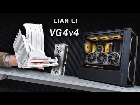 PCI-E Graphics Cards Vertically Kickstand Base Vertical GPU Bracket Holder with LED 5V 3pin RGB for Graphics Card Vertical Bracket video review thumbnail