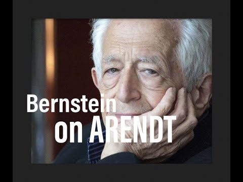 THINK ABOUT IT ON VIDEO: Hannah Arendt , with Richard J. Bernstein (The New School) | by Uli Baer