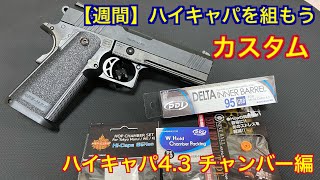 【サバゲ】週間ハイキャパを作ろう‼️ 東京マルイハイキャパ4.3カスタム　チャンバー編
