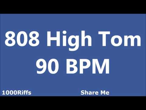 808 High Tom Metronome : 90 BPM : Beats Per Minute