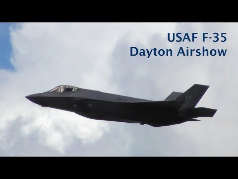 U.S. Air Force F-35 Lightning II - Heritage flight in 2017 Dayton Airshow