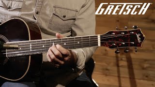 Video thumbnail for Gretsch Roots G9531 Style 3 Double-0 Grand Concert Acoustic | Featured Demo | Gretsch Guitars by Gretsch Guitars