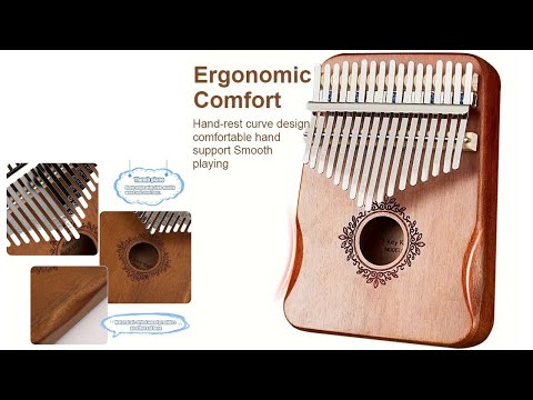 17-Key Thumb Piano – Retro Style Finger Piano with Learning Guide & Tuning Hammer image 7