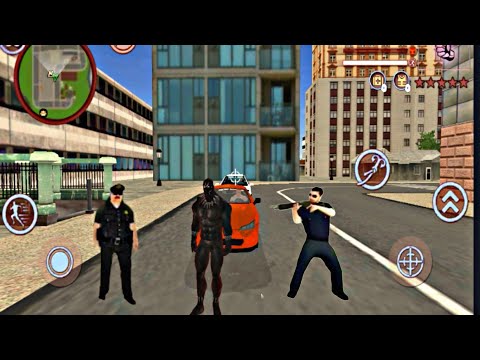 Black Panther Rope Hero Vice Town Crime Simulator #19 - Android Gameplay