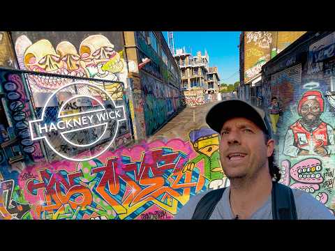 1 Hour Graffiti Cycle Tour around East London's Hidden Gallery, Hackney Wick 17/07/25