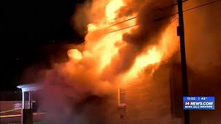 Fire destroys Henderson funeral home