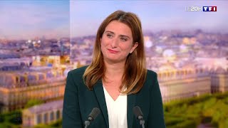Marine Tondelier annonce sa candidature à la présidentielle sur le plateau du JT de 20H de TF1