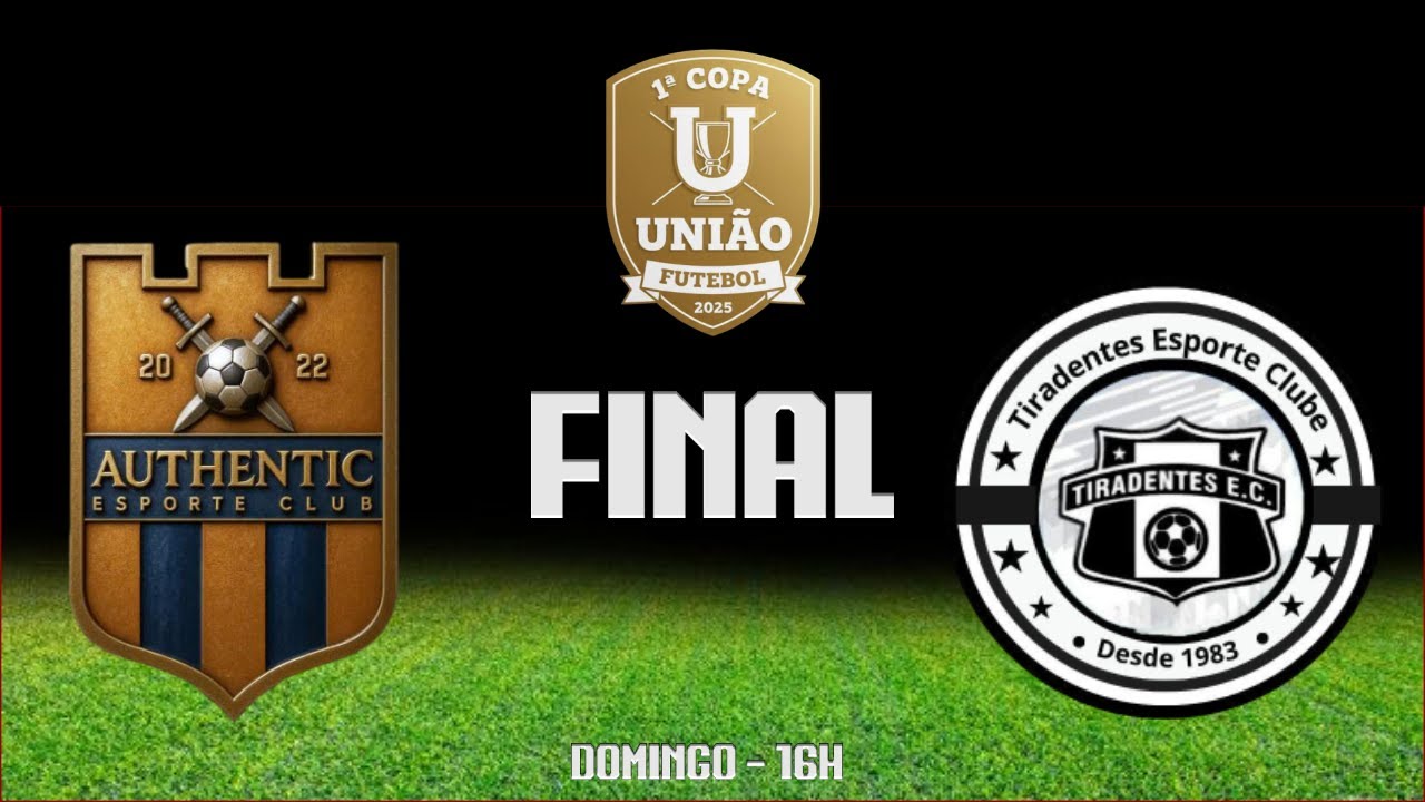 FINAL DA 1º COPA UNIÃO DE VARJÃO/SÃO GONÇALO DO ABAÉTE - TIRADENTES E.C x AUTHENTIC E.C