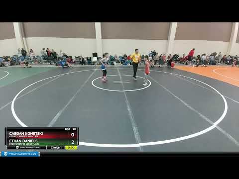 70 Lbs Round 1 - Ethan Daniels, High Ground Wrestling Vs Caegan Konetski, Legacy Wrestling Club Cd